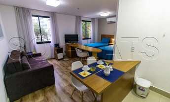 Imagem 2: Flat Times Square Diamond para locação, prox a Av. Ibirapuera e ao Metrô Moema. Consulte-n