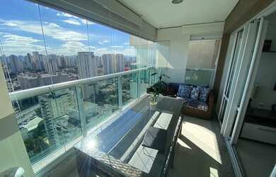 Imagem 3: Apartamento para venda possui 44 metros quadrados com 1 quarto e Varanda Gourmet no Brookl