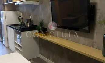 Imagem 2: Studio para venda possui 17 metros quadrados com 1 quarto em Portão - Curitiba - PR