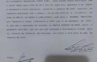 Imagem 4: Vendo terreno de 450 m, iptu em dia documentado, água, l uz, trasporte perto próximo