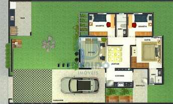 Imagem 3: Casa - Massagueira - 3/4 sendo - uma suíte