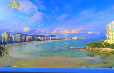 Imagem 4: Apartamento na praia, Frente mar, 3 dormitórios, 2 vagas, Astúrias, Guarujá