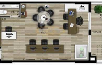 Imagem 7: Salas Comerciais - Vila Mathias - Santos REF: 5623