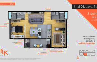 Imagem 2: Apartamentos 2 Dormitórios Duplex para venda em Curiti