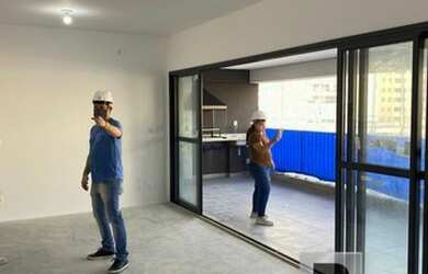 Imagem 2: Apartamento Tatuape - fase final de construção