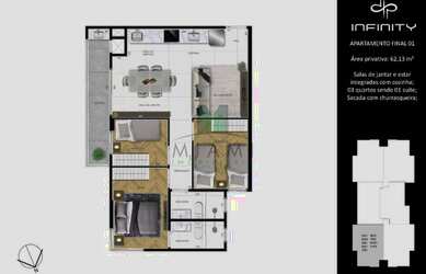 Imagem 5: Apartamentos 3 Dormitórios para venda em São José dos