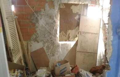 Imagem 3: Casa em obra de ampliação