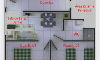 Imagem 6: Apartamento no Condomínio Aconchego, Pedra Mole, Teresina-PI.