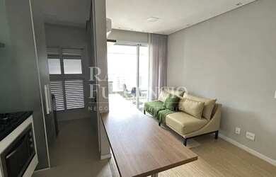 Imagem 2: Apartamento para Locação Semi Mobiliado, 1 Quarto, sendo suíte, mais um lavabo, 2 Ar Condi