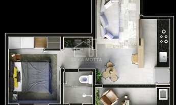 Imagem 2: Apartamento para Venda em Uberlândia, Saraiva, 1 dormitório, 1 banheiro, 1 vaga