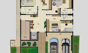 Imagem 4: Casa de condomínio para venda possui 268 metros quadrados com 4 quartos