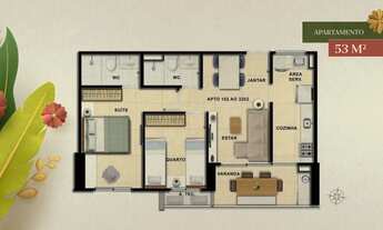 Imagem 6: Apartamento para venda com 70 metros quadrados com 3 quartos em Caxangá - Recife - PE