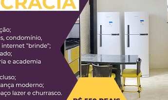 Imagem: Kitnet/conjugado com as aréas comuns compartilhadas