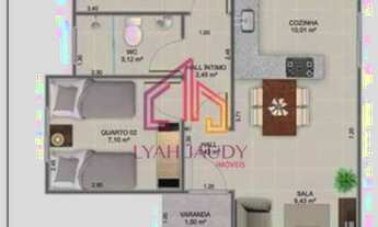 Imagem 7: Casa TÉRREA NOVA no Parque Residencial Tropical Ville à VENDA - 2/4,2 vagas - Cuiabá-MT