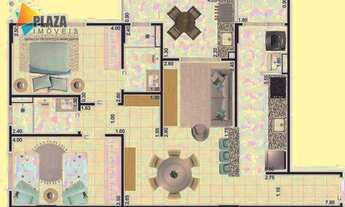 Imagem 3: Apartamento com 2 dormitórios à venda, 79 m² por R$ 546.059 - Caiçara - Praia Grande/SP