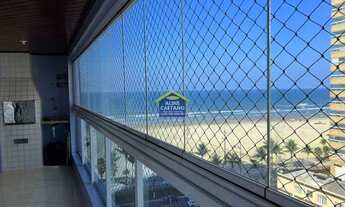 Imagem 3: Na Aviacao com Sacada Gourmet e Vista Mar!