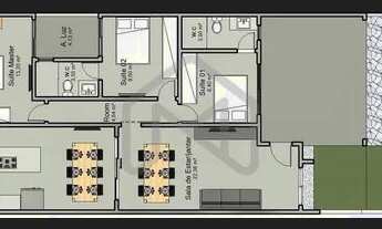 Imagem 2: CASA TÉRREA - 03 DORMITÓRIOS ( 1 SUÍTE) - RESIDENCIAL TERRAS DA ESTÂNCIA - PAULÍNIA