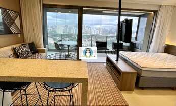 Imagem 4: Ap. 1 dorm., 46m2, mobiliado, ar cond., varanda, serviço camareira, 1 vaga