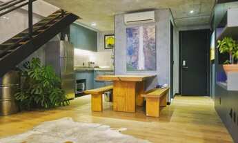 Imagem 7: Duplex para aluguel e venda possui 95 metros quadrados com 1 quarto