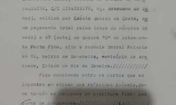 Imagem: Vendo terreno de 450 m, iptu em dia documentado