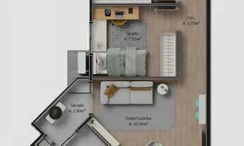 Imagem 2: APARTAMENTO A VENDA AO LADO DA NILDO RIBEIRO - FÁCIL ACESSO A CERRO AZUL E CIDADE ARUNA