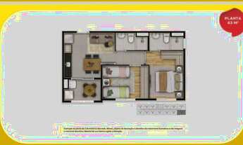 Imagem 4: Apartamento para venda com 36 metros quadrados com 2 quartos em Veloso - Osasco - SP