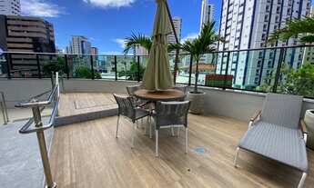 Imagem 3: Antônio e Julia Lucena - ANDAR ALTO - em frente a academia Santé