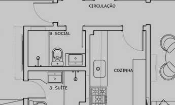 Imagem 2: Maracanã/Vila Isabel- apartamento 2 quartos 86m2