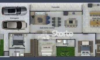 Imagem: Casa alto padrão com 3 suítes à venda