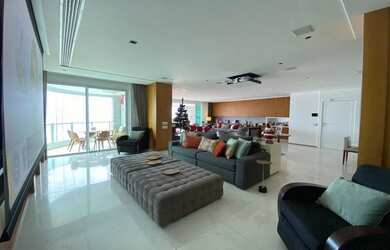 Imagem 6: Praia da Barra apartamento frontal mar com 3 dormitórios para alugar, 393 m² por R$ 60.000