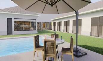 Imagem: Linda casa em construção, com previsão