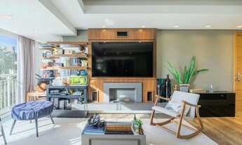 Imagem 3: Apartamento mobiliado com 3 suítes, lareira, Churrasqueira e 2 Vagas