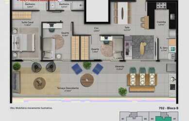 Imagem 4: Apartamento 3 quartos em Jardim Camburi