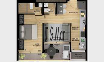 Imagem 5: Apartamento com 2 dormitórios à venda, 70 m² por R$ 489.000,00 - Canto do Forte - Praia Gr