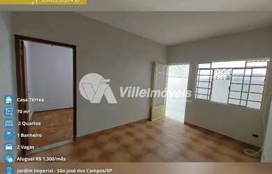 Imagem 5: Casa com 2 dormitórios para alugar, 70 m² por R$ 1.342,00/mês - Jardim Colonial - São José