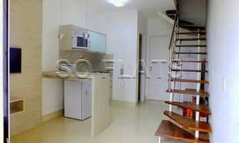 Imagem 2: Belo flat na região do Brooklin com conforto e comodidade. Duplex com 39m² sem burocracia