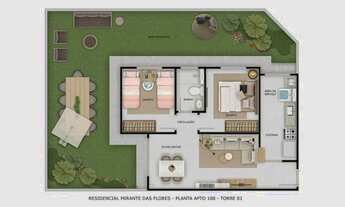 Imagem 3: Mirante das Flores / Apt. 2 Qts na Região Nobre da Ponta Negra !