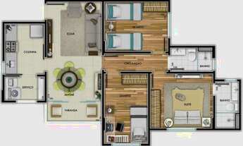 Imagem 7: CONTAGEM - Apartamento Padrão - Jardim Riacho Das Pedras