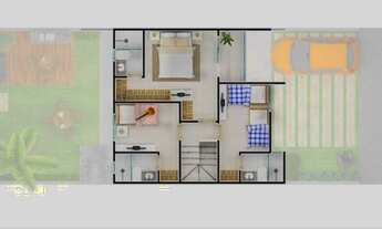 Imagem 6: Belíssima casa de condomínio sobrado para venda possui 105 metros quadrados com 3 quartos