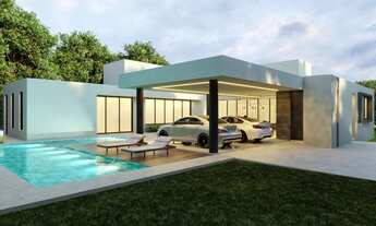 Imagem 2: Casa térrea nova com 3 suítes amplas, piscina, sala ampla e área gourmet