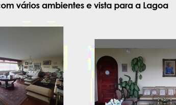 Imagem 2: Apartamento 203 m² , 4 quartos Curva do Calombo na Lagoa - Rio de Janeiro - RJ