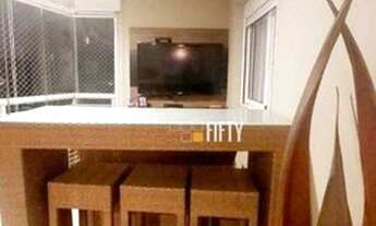 Imagem 4: Apartamento para venda possui 135 metros quadrados com 3 quartos, varanda gourmet e lazer