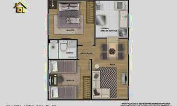 Imagem 5: DL Fontana Di Terni/Apartamentos de 2 quartos no Cambeba/Elevador/Entrada Facilitada