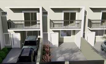 Imagem: Sobrado geminado com 102 metros quadrados