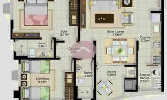 Imagem 2: Apartamento para Venda em Criciúma / SC no bairro São Cristovão Ref.:AP159