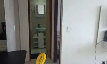 Imagem 3: Apartamento no Sítio São Jorge, quarto e sala mobiliado. Edifício Racine