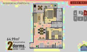 Imagem 7: Apart 2 dorms, Ocian, Entrada R$ 35 Mil, JGA971