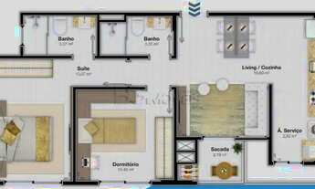 Imagem 2: FLORIANóPOLIS - Apartamento Padrão - Itacorubi