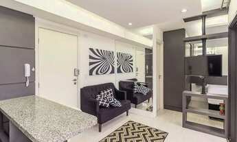 Imagem 6: Apartamento em condomínio clube de alto padrão mobiliado decorado e equipado 1 dormitório