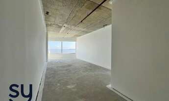 Imagem 3: Linda sala PRONTA para locação no Pontal Office com vista deslumbrante